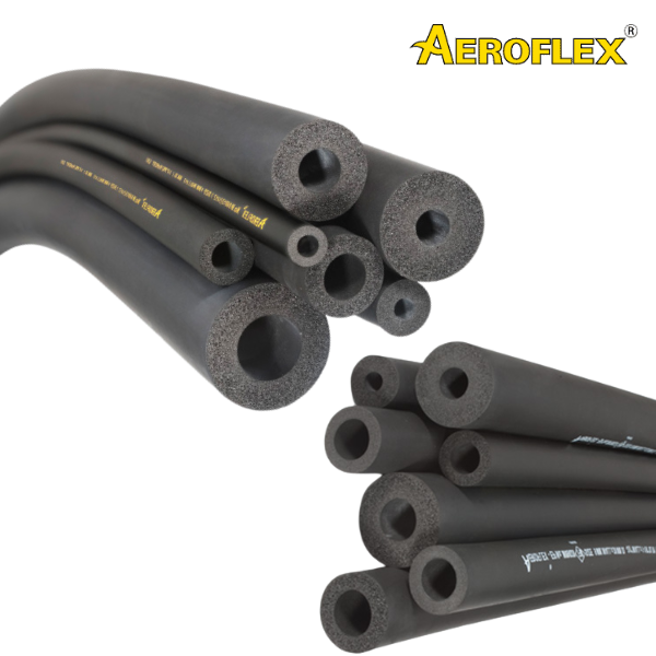 AEROFLEX แอร์โร่เฟล็กซ์ ยางหุ้มท่อ  ฉนวนหุ้ม ยางดำ เหมาะสำหรับหุ้มท่อแอร์บ้าน ราวเหล็ก ด้ามจับ